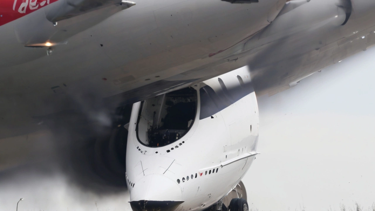 Colisão de Aviões com Passageiros no Aeroporto de Congonhas em São Paulo