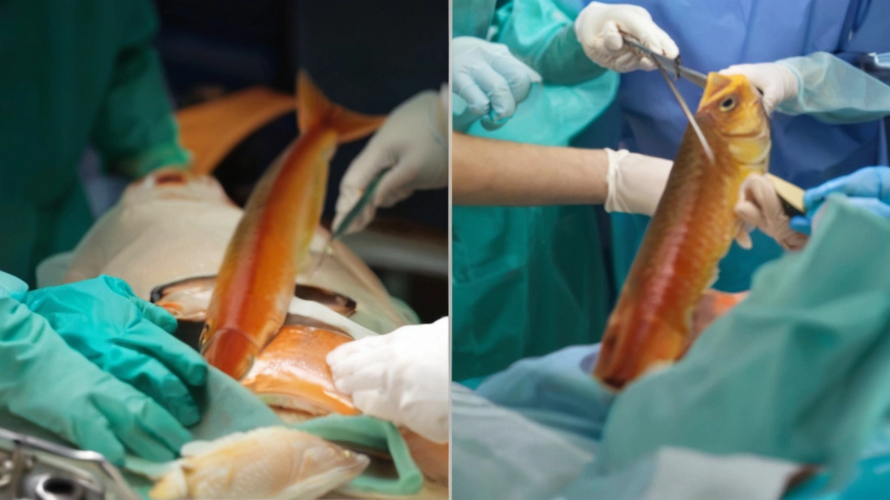 Médicos Removem Peixe de 60 cm e Limão do Corpo de Paciente em Cirurgia Inusitada